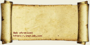 Janko Begović vizit kartica